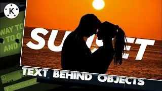 How to edit YouTube Videos on Kinemaster - Text behind moving object