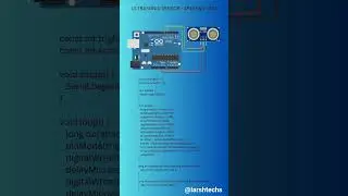 Ultrasonic sensor - Arduino UNO. 