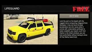 GTA 5 Online How To Get The Lifeguard SUV For Free