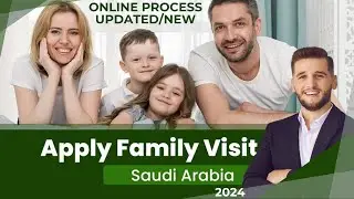 HOW TO APPLY FOR #FamilyVisitVisa for #Residents of #SaudiArabia #online #multipleentry #singleentry