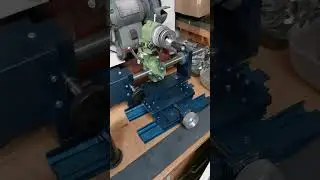 Фрезерование летучкой Fliegenfräsen  #schorts#short drehbank #фрезерный станок #machine фреза