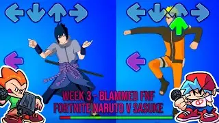 FNF Week 3 VS PICO BUT its NARUTO VS SASUKE - Friday Night Funkin x Fortnite - Blammed