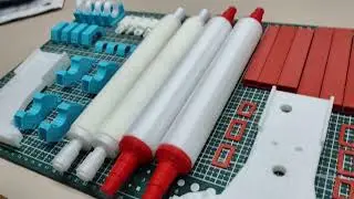 3d printed model of paper industry machine #3dprinting  #Prototype #red #raise #3dprintfailure
