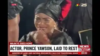 Veteran Ghanaian actor Prince Yawson aka Waakye has been laid to rest. 