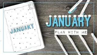PLAN WITH ME || January 2021 Bullet Journal Setup