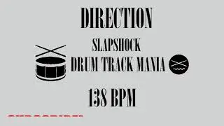 DIRECTION by Slapshock Drum Backing Track 138 BPM Drums Only