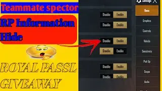 #PUBGMOBILE || How To Hide Kd In Pubg,||