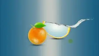 How to make a orange splash effect in Photoshop 2016 । Water Dispersion Effect Photoshop Tutorial