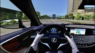 Lexus LS500 Drive on Japan Expressway - Assetto Corsa in VR Gameplay! POV Drive on Highway