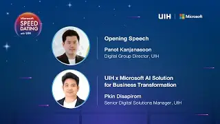 ไมโครซอฟต์ เปิดบ้านต้อนรับลูกค้า UIH ในสัมมนา AI Transformation with Latest Microsoft Solutions(1/2)