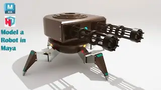 Autodesk Maya Tutorial | How to Model a Robot.