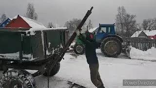 изготовление нового дышла и кронштейнов задних фонарей на прицепе 2птс 4