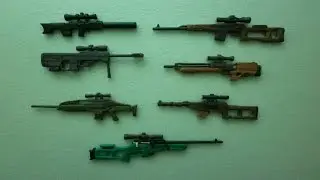 Пластилиновое оружие: Снайперские винтовки