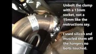 2013 Shelby Mustang GT500 Borla Atak Exhaust Install  part #11831