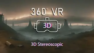 Abstract AI Environments [360 VR - 3d Stereoscopic]