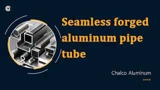 Seamless forged aluminum pipe tube