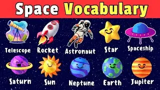 Space Vocabulary for Kids | Learn Space and Planets with Fun Questions and Answers for Kids 