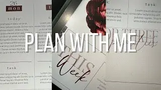 Plan With Me | A Weekly Spread for Short Weeks