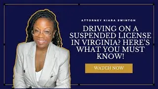 Driving on a Suspended License in Virginia? Here's What You NEED to Know!