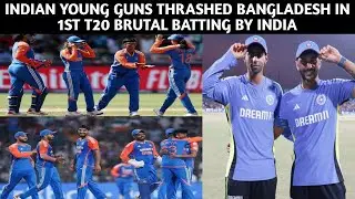 INDIAN YOUNG GUNS THRASHED BANGLADESH IN 1ST T20