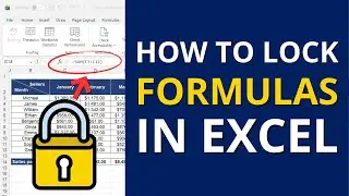 How to Lock Formulas in Excel | Locking Cells in Excel - Step by Step