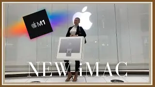 2021 new iMac UNBOXING | how I got the LAST iMac in store for a HUGE DISCOUNT in APPLE DUBAI