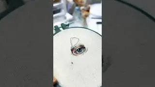 Lover’s Eye Hand Embroidery #art #handembroidery #threadpainting #artists