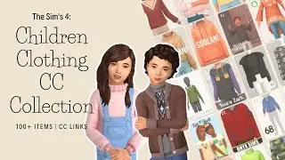 The Sims 4: Maxis Match Children CC Clothing Collection | 100+ Items with CC Links