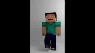 Minecraft Blender Steve Rig