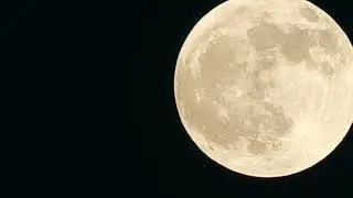 Полнолуние в апреле. Движение луны