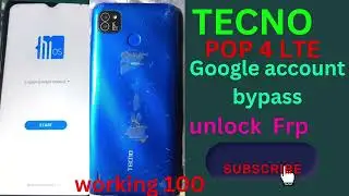 Tecno Pop 4 Lte Frp Bypass Google Account Unlock Android 10 Tecno Pop4 Lte Frp Bypass