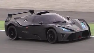 KTM X-BOW GT4 by Reiter Engineering testing at Monza circuit