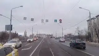 Поездка на 71-623 КТМ-23 по маршруту 38. Москва