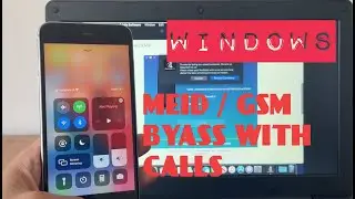 MEID and GSM bypass with signal and calls on Windows, checkm8 iCloud Bypass iOS12.5.3, 14.6, 14.7