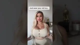 Tiny Bra on huge 🍒 