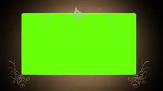Green Screen Frame Effect | Floral Background