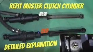 How To REFIT clutch MASTER cylinder? DETAILED PROCEDURE !!