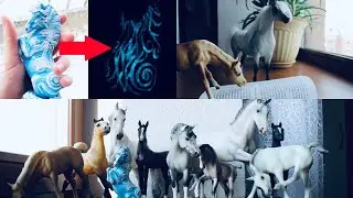 ЛОШАДЬ ЧИТАЕТ КНИГИ!ПОНИ СВЕТИТСЯ В ТЕМНОТЕ!РАСПАКОВКА ЛОШАДЕЙ БРЕЙЕР/БРЕЕР/ЛОШАДИ/BREYER/HORSES