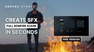 Creating Fire Sound Effects for a Scene Using Krotos Studio