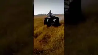Дал жене на каракате погонять.