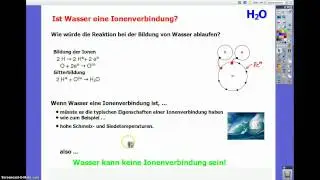 Ist Wasser eine Ionenverbindung?