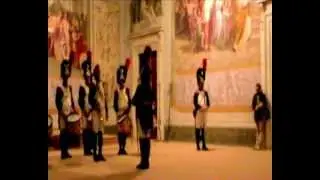 Les Tambours de la BGHA au palais ducale de LUCCA en Toscane, le 11 novembre 2012