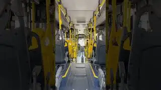 Andando em um ônibus elétrico da Volvo