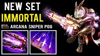 LASER GUN IS HERE! Most Epic Immortal Set Diretide Sniper Only 100+ Set Opened Best Effects Dota 2