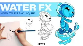 How to Draw Stylized Water | Animation and 2D FX