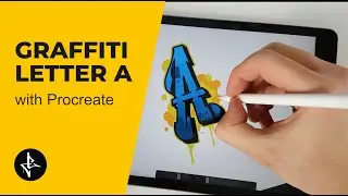 How to Draw Graffiti Letter A with Procreate - Graffiti Empire