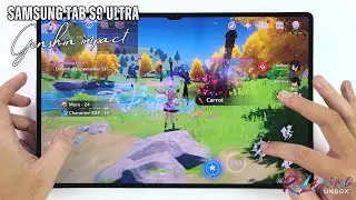 Samsung Tab S9 Ultra Genshin Impact Battery Drain test Update | Snapdragon 8 Gen 2