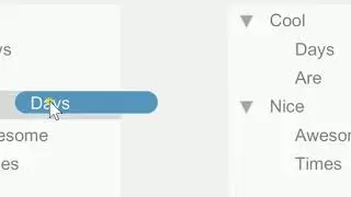 Modern GUI - Drag and Drop Features
