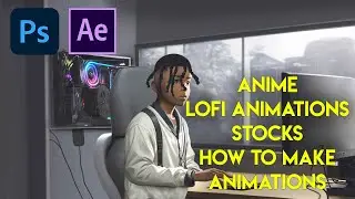 HOW TO DRAW ANIME | COMPLEX HAIR ANIMATION IN AFTER EFFECTS | HOW TO MAKE ANIME LOFI ANIMATIONS