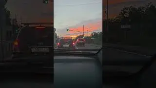 Красивый закат...